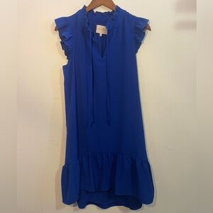 ~Charles Henry Cobalt Blue Ruffle Dress~